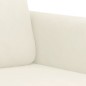 vidaXL 2-tlg. Sofagarnitur mit Kissen Creme Samt vidaXL 2-tlg. Sofagarnitur mit Kissen Creme Samt