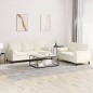 vidaXL 2-tlg. Sofagarnitur mit Kissen Creme Samt vidaXL 2-tlg. Sofagarnitur mit Kissen Creme Samt