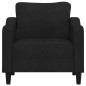 vidaXL Sessel Schwarz 60 cm Stoff vidaXL Sessel Schwarz 60 cm Stoff