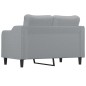 vidaXL 2-Sitzer-Sofa Hellgrau 120 cm Stoff vidaXL 2-Sitzer-Sofa Hellgrau 120 cm Stoff