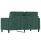 vidaXL 2-Sitzer-Sofa Dunkelgrün 120 cm Samt vidaXL 2-Sitzer-Sofa Dunkelgrün 120 cm Samt