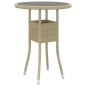 vidaXL 5-tlg. Garten-Lounge-Set Poly Rattan Beige vidaXL 5-tlg. Garten-Lounge-Set Poly Rattan Beige