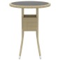 vidaXL 5-tlg. Garten-Lounge-Set Poly Rattan Beige vidaXL 5-tlg. Garten-Lounge-Set Poly Rattan Beige
