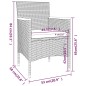 vidaXL 5-tlg. Garten-Essgruppe Poly Rattan & Massivholz Akazie Schwarz vidaXL 5-tlg. Garten-Essgruppe Poly Rattan & Massivholz Akazie Schwarz