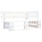 vidaXL 4-tlg. Paletten-Lounge-Set Weiß Imprägniertes Kiefernholz vidaXL 4-tlg. Paletten-Lounge-Set Weiß Imprägniertes Kiefernholz
