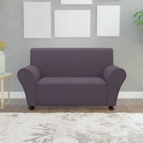 vidaXL Stretch-Sofahusse Anthrazit Polyester-Jersey