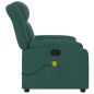 vidaXL Massagesessel Dunkelgrün Stoff vidaXL Massagesessel Dunkelgrün Stoff