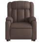 vidaXL Relaxsessel mit Aufstehhilfe Braun Kunstleder vidaXL Relaxsessel mit Aufstehhilfe Braun Kunstleder