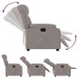 vidaXL Relaxsessel Elektrisch Taupe Stoff vidaXL Relaxsessel Elektrisch Taupe Stoff