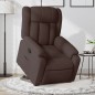 vidaXL Relaxsessel mit Aufstehhilfe Dunkelbraun Stoff vidaXL Relaxsessel mit Aufstehhilfe Dunkelbraun Stoff