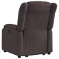 vidaXL Relaxsessel mit Aufstehhilfe Dunkelbraun Stoff vidaXL Relaxsessel mit Aufstehhilfe Dunkelbraun Stoff