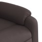 vidaXL Relaxsessel mit Aufstehhilfe Dunkelbraun Stoff vidaXL Relaxsessel mit Aufstehhilfe Dunkelbraun Stoff