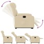 vidaXL Relaxsessel mit Aufstehhilfe Elektrisch Creme Stoff vidaXL Relaxsessel mit Aufstehhilfe Elektrisch Creme Stoff