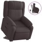 vidaXL Relaxsessel mit Aufstehhilfe Dunkelbraun Stoff vidaXL Relaxsessel mit Aufstehhilfe Dunkelbraun Stoff