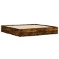 vidaXL Bettgestell mit Schubladen Räuchereiche 200x200cm Holzwerkstoff vidaXL Bettgestell mit Schubladen Räuchereiche 200x200cm Holzwerkstoff