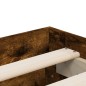 vidaXL Bettgestell mit Schubladen Räuchereiche 200x200cm Holzwerkstoff vidaXL Bettgestell mit Schubladen Räuchereiche 200x200cm Holzwerkstoff