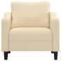 vidaXL Sessel Creme 60 cm Stoff vidaXL Sessel Creme 60 cm Stoff