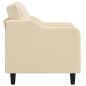 vidaXL Sessel Creme 60 cm Stoff vidaXL Sessel Creme 60 cm Stoff