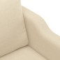 vidaXL Sessel Creme 60 cm Stoff vidaXL Sessel Creme 60 cm Stoff