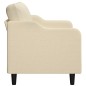 vidaXL 2-Sitzer-Sofa Creme 120 cm Stoff vidaXL 2-Sitzer-Sofa Creme 120 cm Stoff