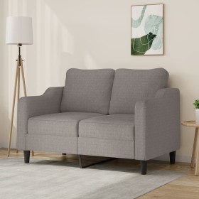 vidaXL 2-Sitzer-Sofa Taupe 140 cm Stoff