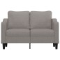 vidaXL 2-Sitzer-Sofa Taupe 140 cm Stoff vidaXL 2-Sitzer-Sofa Taupe 140 cm Stoff