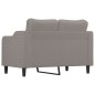 vidaXL 2-Sitzer-Sofa Taupe 140 cm Stoff vidaXL 2-Sitzer-Sofa Taupe 140 cm Stoff