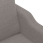 vidaXL 2-Sitzer-Sofa Taupe 140 cm Stoff vidaXL 2-Sitzer-Sofa Taupe 140 cm Stoff