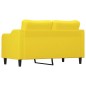vidaXL 2-Sitzer-Sofa Hellgelb 140 cm Stoff vidaXL 2-Sitzer-Sofa Hellgelb 140 cm Stoff
