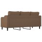 vidaXL 3-Sitzer-Sofa Braun 180 cm Stoff vidaXL 3-Sitzer-Sofa Braun 180 cm Stoff