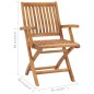 Gartenstühle 2 Stk. mit Anthrazit Kissen Massivholz Teak Gartenstühle 2 Stk. mit Anthrazit Kissen Massivholz Teak