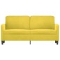 vidaXL 2-Sitzer-Sofa Gelb 140 cm Samt vidaXL 2-Sitzer-Sofa Gelb 140 cm Samt