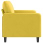 vidaXL 2-Sitzer-Sofa Gelb 140 cm Samt vidaXL 2-Sitzer-Sofa Gelb 140 cm Samt