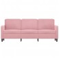 vidaXL 3-Sitzer-Sofa Rosa 180 cm Samt vidaXL 3-Sitzer-Sofa Rosa 180 cm Samt