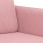 vidaXL 3-Sitzer-Sofa Rosa 180 cm Samt vidaXL 3-Sitzer-Sofa Rosa 180 cm Samt