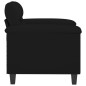 vidaXL Sessel Schwarz 60 cm Mikrofasergewebe vidaXL Sessel Schwarz 60 cm Mikrofasergewebe