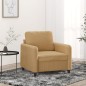 vidaXL Sessel Braun 60 cm Samt vidaXL Sessel Braun 60 cm Samt