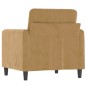 vidaXL Sessel Braun 60 cm Samt vidaXL Sessel Braun 60 cm Samt
