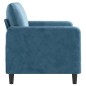 vidaXL 2-Sitzer-Sofa Blau 120 cm Samt vidaXL 2-Sitzer-Sofa Blau 120 cm Samt