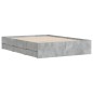 vidaXL Bettgestell mit Schubladen Betongrau 120x190 cm Holzwerkstoff vidaXL Bettgestell mit Schubladen Betongrau 120x190 cm Holzwerkstoff
