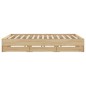 vidaXL Bettgestell mit Schubladen Sonoma-Eiche 180x200cm Holzwerkstoff vidaXL Bettgestell mit Schubladen Sonoma-Eiche 180x200cm Holzwerkstoff