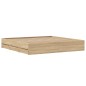 vidaXL Bettgestell mit Schubladen Sonoma-Eiche 180x200cm Holzwerkstoff vidaXL Bettgestell mit Schubladen Sonoma-Eiche 180x200cm Holzwerkstoff