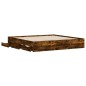 vidaXL Bettgestell mit Schubladen Räuchereiche 180x200cm Holzwerkstoff vidaXL Bettgestell mit Schubladen Räuchereiche 180x200cm Holzwerkstoff