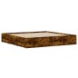 vidaXL Bettgestell mit Schubladen Räuchereiche 180x200cm Holzwerkstoff vidaXL Bettgestell mit Schubladen Räuchereiche 180x200cm Holzwerkstoff