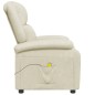 vidaXL Massagesessel Creme Kunstleder vidaXL Massagesessel Creme Kunstleder