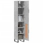 Highboard Betongrau 34,5x34x180 cm Holzwerkstoff Highboard Betongrau 34,5x34x180 cm Holzwerkstoff