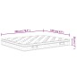 vidaXL Matratze Taschenfederkern Mittel 160x200 cm vidaXL Matratze Taschenfederkern Mittel 160x200 cm