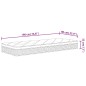 vidaXL Matratze Taschenfederkern Medium Plus 90x190 cm vidaXL Matratze Taschenfederkern Medium Plus 90x190 cm