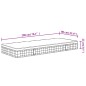 vidaXL Matratze Bonnell-Federkern Mittel 90x200 cm vidaXL Matratze Bonnell-Federkern Mittel 90x200 cm