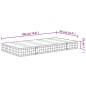 vidaXL Matratze Bonnell-Federkern Mittel 90x190 cm vidaXL Matratze Bonnell-Federkern Mittel 90x190 cm